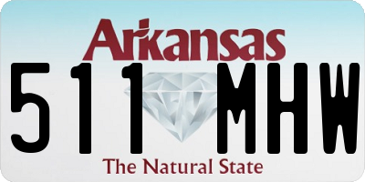 AR license plate 511MHW
