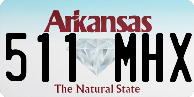 AR license plate 511MHX