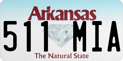 AR license plate 511MIA