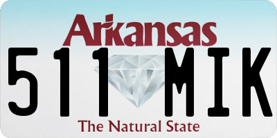 AR license plate 511MIK
