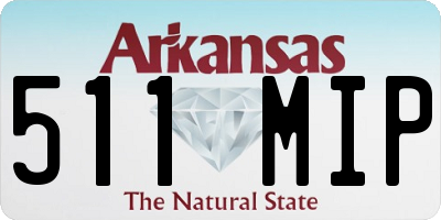 AR license plate 511MIP