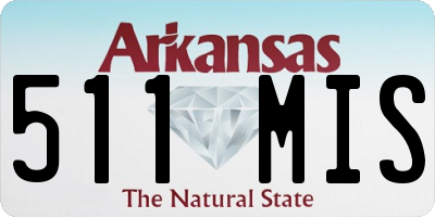 AR license plate 511MIS