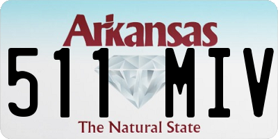 AR license plate 511MIV
