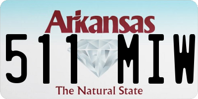 AR license plate 511MIW