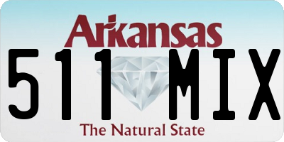 AR license plate 511MIX