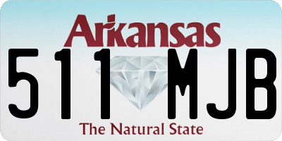 AR license plate 511MJB