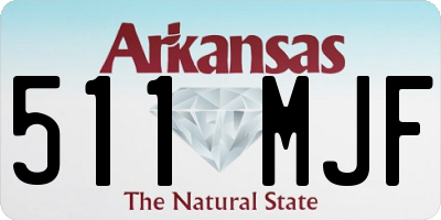 AR license plate 511MJF