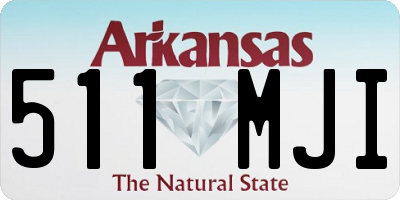 AR license plate 511MJI