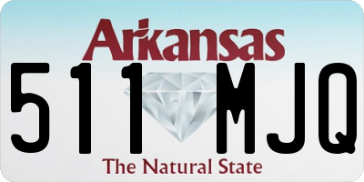 AR license plate 511MJQ
