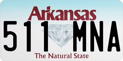 AR license plate 511MNA