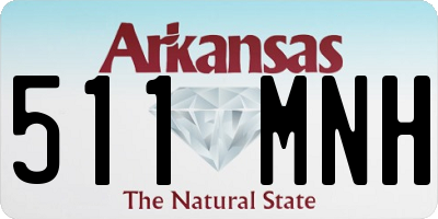 AR license plate 511MNH