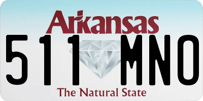 AR license plate 511MNO