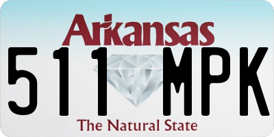 AR license plate 511MPK