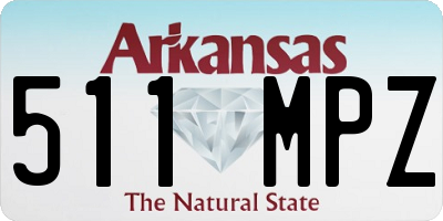 AR license plate 511MPZ