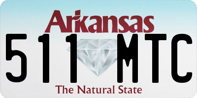AR license plate 511MTC