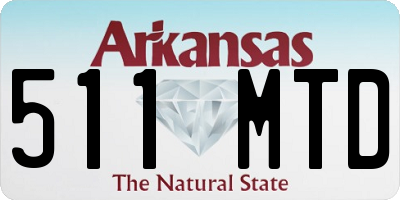 AR license plate 511MTD