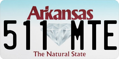 AR license plate 511MTE