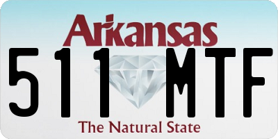 AR license plate 511MTF