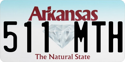 AR license plate 511MTH