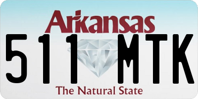 AR license plate 511MTK