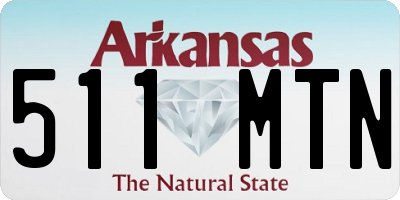 AR license plate 511MTN