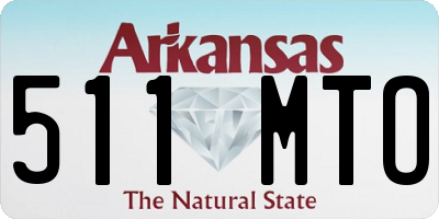 AR license plate 511MTO