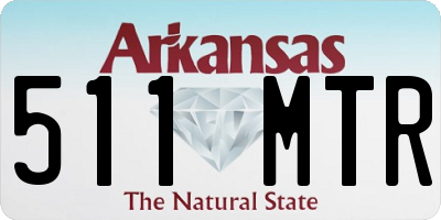 AR license plate 511MTR