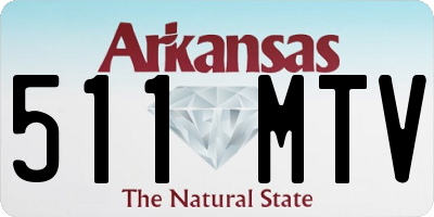 AR license plate 511MTV