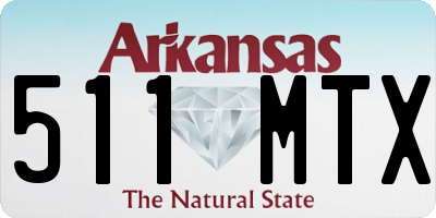 AR license plate 511MTX