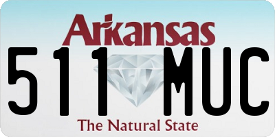 AR license plate 511MUC