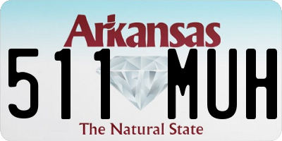 AR license plate 511MUH