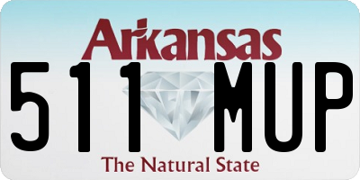 AR license plate 511MUP