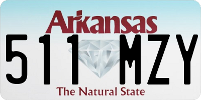 AR license plate 511MZY