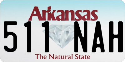 AR license plate 511NAH
