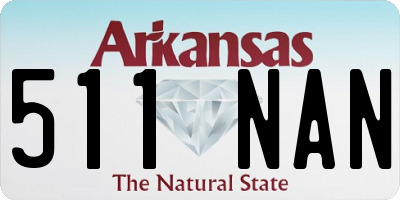 AR license plate 511NAN