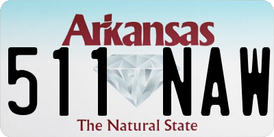 AR license plate 511NAW