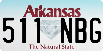 AR license plate 511NBG