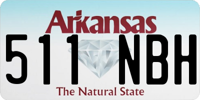 AR license plate 511NBH