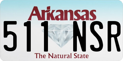 AR license plate 511NSR