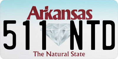 AR license plate 511NTD