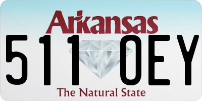 AR license plate 511OEY