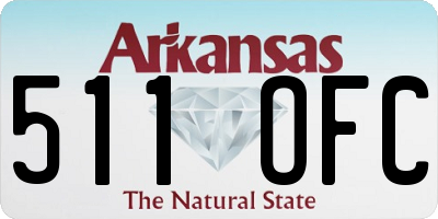AR license plate 511OFC