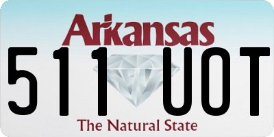 AR license plate 511UOT