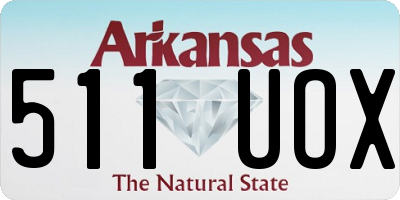 AR license plate 511UOX