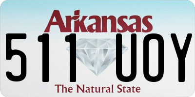 AR license plate 511UOY