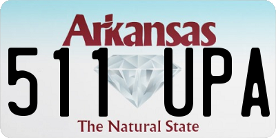 AR license plate 511UPA