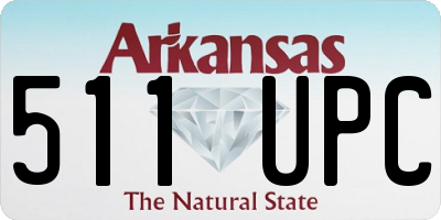 AR license plate 511UPC