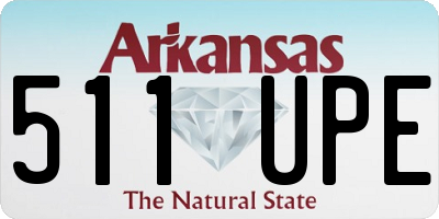 AR license plate 511UPE