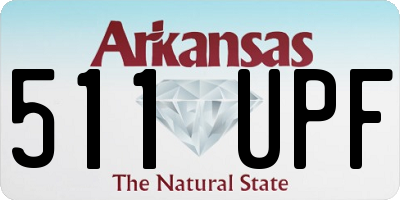 AR license plate 511UPF