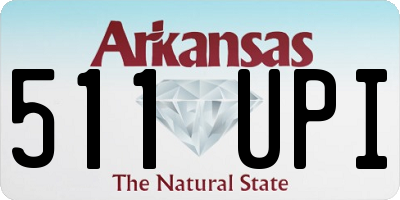 AR license plate 511UPI